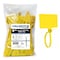 Kable Kontrol Identification & Tamper Proof Cable Zip Ties, 9 in L, Yellow, Nylon Co-polymer, 80 lbs Strength CTWO-9-100-YW - alternate 1