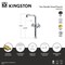 Kingston Brass Double-Handle Vessel Sink Faucet, Brushed Nickel LS6608CG - alternate 4
