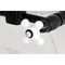 Kingston Brass Two-Handle Wall Mount Bridge Kitchen Faucet, Matte Black KS2440PX - alternate 5
