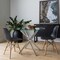 Fab Glass And Mirror 30in Flat Round Hydra Dining Table in“ Clear 1/2-in Thick Glass Top with Chrome Finish Base in“ El DT-0130CH - alternate 4