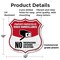 Signmission Video Surveillance Shield Sign Property, 12 Inch X 12 Inch, Plastic Sign SHI-P-12-472 - alternate 5