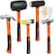 Av Steel Mallet Hammer Set with Work Glove, 5pcs AV-150200 - alternate 1