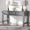 Bali & Pari Elara Coastal Black and White Mother of Pearl Capiz Shell 3-Drawer Console Table 252-13984-ZORO - alternate 7