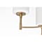 Nuvo Liam, 9 Light Chandelier, Burnished Brass, White Opal Glass 60/8209 - alternate 5