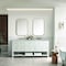 James Martin Vanities Breckenridge 72'' D Vanity, Bright White w/ Victorian Sil Top w/FreePower Wireless Charger 330-V72-BW-FVSL - alternate 9