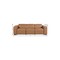 Homeroots 104" Chestnut Top Grain Leather Reclining Metal USB Sofa 720438 - alternate 9