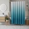 Homeroots 72" White And Blue Ombre Shower Curtain 484047 - alternate 3