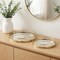 Homeroots Set of Two Gold Solid Wood Round Vanity Tray 574197 - alternate 5