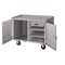 Pucel Mobile Cabinet Bench with 1 Drawer, 48 in W x 34 in H x 26 in D, With Vise Shelf, Gray PC-48P-1424-1-VS - alternate 1