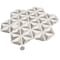 Apollo Tile Mirage 12x12 Warm Beige White Marble Mosaic 3D Pyramid Wall and Floor Tile (4.92 sq ft/case), 5PK APLSAH88IR06A - alternate 5