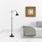 Homeroots 60" Bronze Adjustable Traditional Shaped Floor Lamp With Black Dome Shade 526263 - alternate 5