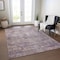 Homeroots 5' X 8' Plum And Lavender Floral Washable Indoor Outdoor Area Rug 605748 - alternate 9