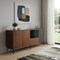 Homeroots Urban Warm 71in Brown Gray and Charcoal Buffet Server 482349 - alternate 3
