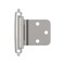 Amerock Variable Overlay Self-Closing, Face Mount Polished Chrome Hinge - 1 Pair BPR763026 - alternate 1