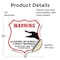 Signmission Alligator Warning Shield Sign Warning Al, 12 Inch X 12 Inch, Vinyl Decal SHI-D-12-359 - alternate 4