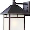 Homeroots XL Antique Bronze Frosted Glass Lantern Wall Light 398642 - alternate 4