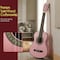Pyle 30-Inch Beginner Acoustic Guitar Kit, 6-String Classical Style Travel Guitar for Kids & Adults PGAKT30PK - alternate 3