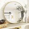 Simple Deluxe Gold 24 Inch Round Mirror, Bathroom Mirrors for Over Sink, Round Wall Mirror Metal Frame, Circle Mi 3A88MIROY24GLD01 - alternate 1