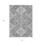Homeroots 5' X 8' Gray And Ivory Medallion Washable Indoor Outdoor Area Rug 589039 - alternate 6