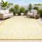 Jonathan Y Madrid Vintage Filigree Textured Weave Cream/Yellow 5 ft. x 8 ft. Indoor/Outdoor Area Rug SMB107D-5 - alternate 1