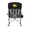 Picnic Time Family Of Brands NCAA Iowa Hawkeyes Outdoor Rocking Camp Chair - XL Heavy Duty Camping Chair 805-01-175-224-0 - alternate 1