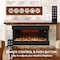 Edendirect 60 in. 5120BTU Wall Mount Electric Fireplace, 750W/1500W, Heat 400 sq. ft, Blower Heat, Remote ZR-TS60ZS-BOX - alternate 6