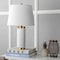 Jonathan Y Adams 23" Marble LED Table Lamp, White/Brass JYL5022A - alternate 4
