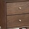 Homeroots 26" Brown Solid Wood and Wood Two Drawer Nightstand 399266 - alternate 4