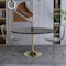Leisuremod Round 47.24 in W, 29.34 in L, Sintered Stone/Stainless Steel, Black VT23BG-48BLS - alternate 8
