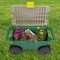 Pure Garden Rolling Garden Cart with Seat and Tool Tray for Weeding or Planting Green 75-MJ2011 - alternate 6
