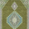 Homeroots 3' X 5' Olive Green Pink And Ivory Oriental Washable Indoor Outdoor Area Rug 598430 - alternate 6