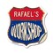 Signmission Rafael's Workshop, 18 Inch X 18 Inch, Vinyl Decal SHI-D-18-489-RAFAEL - alternate 1