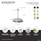 Kingston Brass 10" Round Raindrop Brass Shower Head with 17" Ceiling Mounted Shower Arm, Polished Brass K225K22 - alternate 2