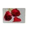 Homeroots 24" Red White And Gold Solid Wood and Acrylic Silent Roses Floral Wall Clock 626570 - alternate 6