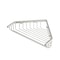 Gatco Corner 9" Shower Basket, Satin Nickel 1514 - alternate 1