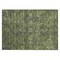 Homeroots 2' X 3' Moss Green and Gray Oriental Washable Non Skid Indoor Outdoor Area Rug 563808 - alternate 8