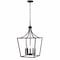 Jonathan Y Camden 16" 5-Light Iron Classic Midcentury Pendant Lantern, Oil Rubbed Bronze JYL7562A - alternate 9
