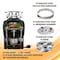 Equator Garbage Disposal 3 / 4HP ULTRA QUIET 65 dB 2 Stage Grinding 1700 rpm 110V 806915 - alternate 4