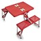 Picnic Time Family Of Brands Maryland Terrapins - Picnic Table Portable Folding Table, Red 811-00-100-314-0 - alternate 1