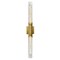 Cwi Lighting Petra Integrated LED 36in Brass Vanity Light with Handcrafted Glass 1723W36-2-624 - alternate 6