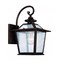 Homeroots Antique Bronze Terrarium Shape Wall Light 398644 - alternate 4