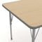 Flash Furniture Wren 72 in x 30 in Adjustable Height Activity Table, Thermal Laminate Top, Short Legs, Light Natural XU-A3072-REC-LTNAT-T-P-GG - alternate 7