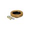 Oatey Jumbo Johni-Ring with Horn and 1/4" x 3-1/2" Extra-Long Bolts Toilet Wax Ring Combo Pack Brass 90203 - alternate 4