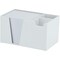 Acrimet Desktop Organizer Pencil, Pen, Paper, Clip, Caddy Holder (Plastic) (Paper Included) (White Color) 954.BO - alternate 5