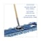 Boardwalk Dry Mopping Kit, 24 x 5 Blue Synthetic Head, 60in Natural Wood/Metal Handle BWKHL245BSPC - alternate 6