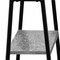 Homeroots 47" Gray and Black Wood and Metal Sled Computer Desk 489847 - alternate 6