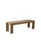 Homeroots 58" Natural Distressed Solid Wood Dining Bench 524065 - alternate 7