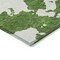 Homeroots 9' X 12' Green And Ivory Abstract Washable Indoor Outdoor Area Rug 614531 - alternate 9