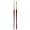 Princeton Velvetouch Long Round Brush, Synthetic Bristles, Short Handle Mixed Media Paintbrush, Size 8, 2PK P3950LR8 - alternate 1