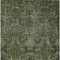 Homeroots 8' X 10' Olive Green And Charcoal Damask Washable Indoor Outdoor Area Rug 603332 - alternate 7